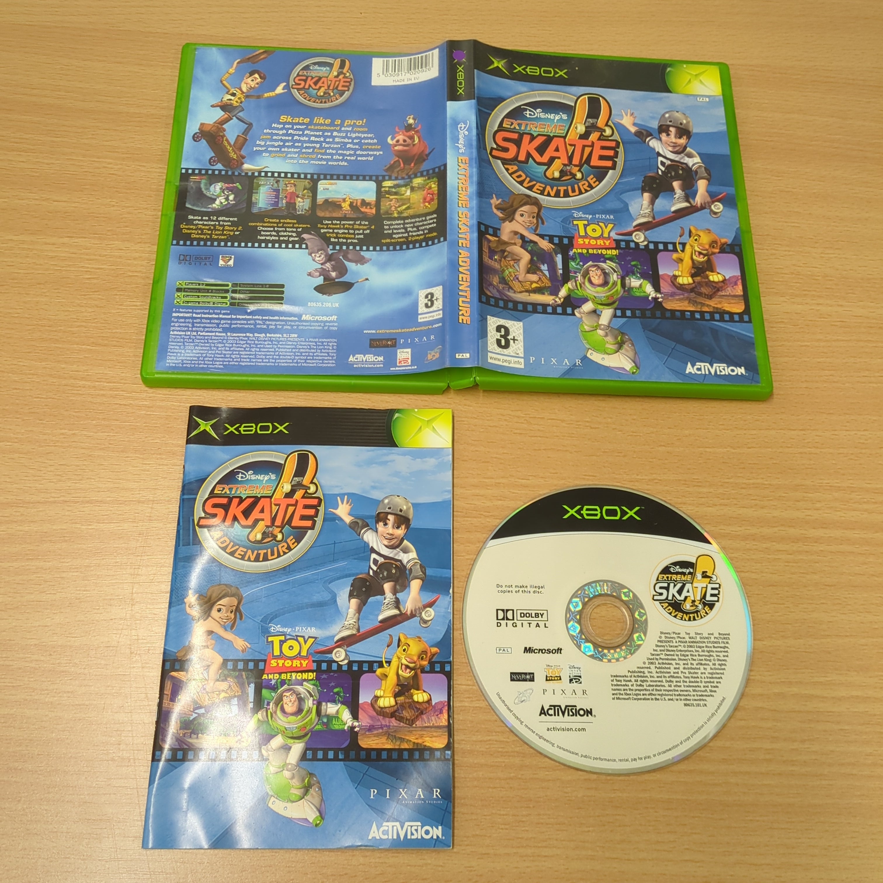Disney's Extreme Skate Adventure original Xbox game Disney's Extreme Skate Adventure original Xbox game